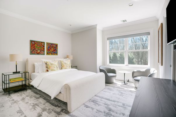 Bedroom, Interior, Recessed Lighting