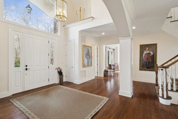 Interior, Pendant Lights, Recessed Lighting, Wood Texture Flooring