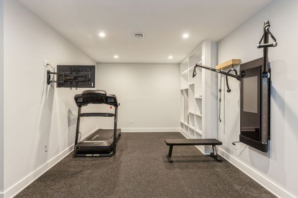 Fitness Equipment, Interior, Recessed Lighting