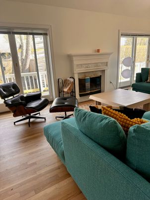 Fireplace, Interior, Living room, Wood Texture Flooring