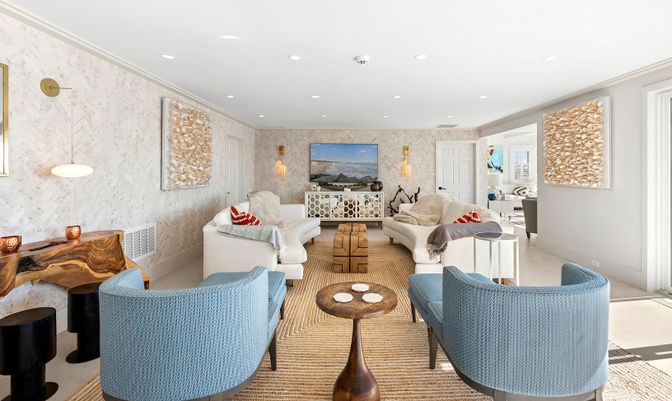 Interior, Living room, Recessed Lighting