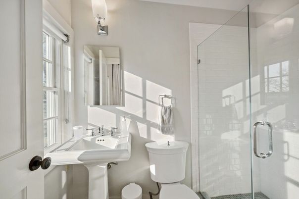 Bathroom, Glass Shower, Interior