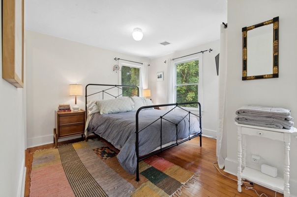 Bedroom, Interior, Wood Texture Flooring