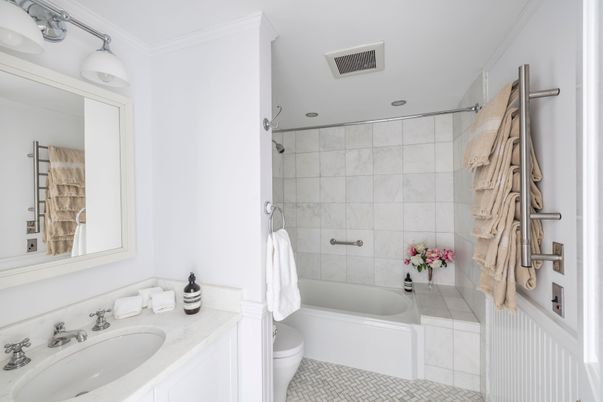 Bathroom, Interior, Marble Walls