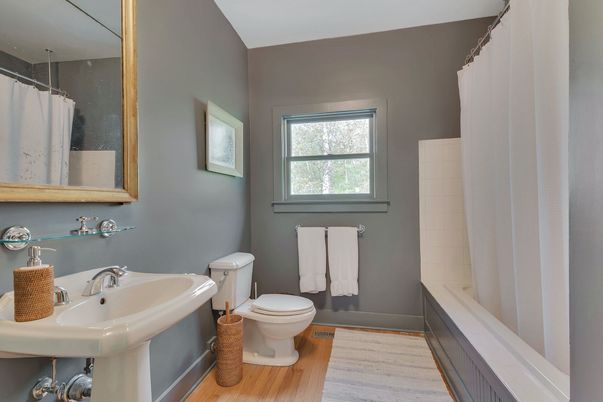 Bathroom, Interior, Wood Texture Flooring