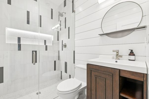 Bathroom, Glass Shower, Interior