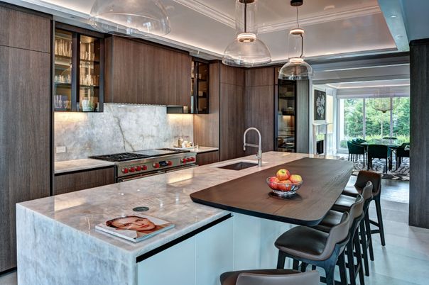 Interior, Kitchen, Pendant Lights, Stainless Steel Appliances