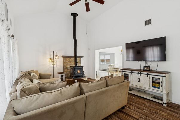 Fireplace, Interior, Living room, Wood Texture Flooring