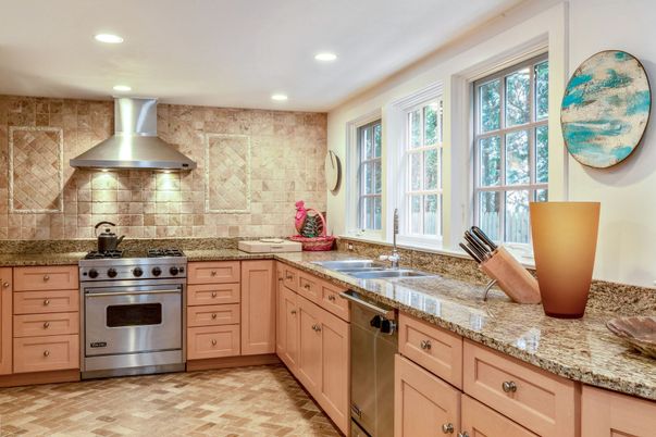 Interior, Kitchen, Recessed Lighting, Stainless Steel Appliances