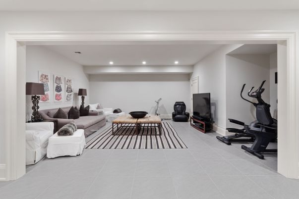 Fitness Equipment, Interior, Living room, Recessed Lighting