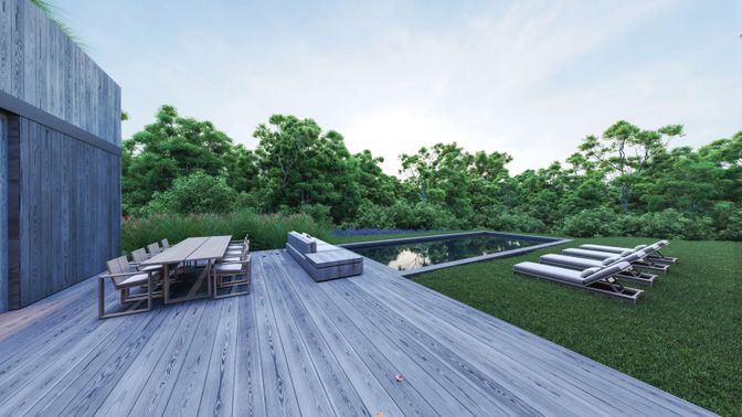Backyard, Exterior