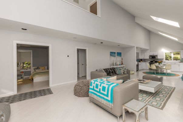 Interior, Kitchen, Living room, Recessed Lighting