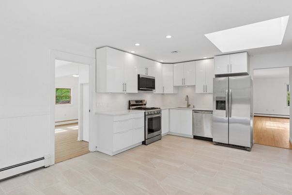 Interior, Kitchen, Recessed Lighting, Stainless Steel Appliances