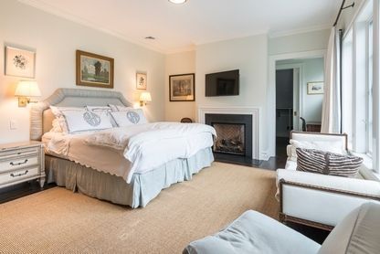 Bedroom, Fireplace, Interior, Recessed Lighting