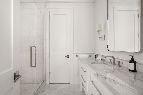 Bathroom, Glass Shower, Interior