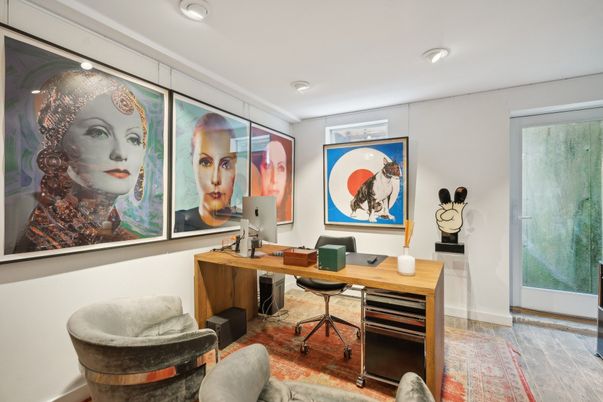 Home Office, Interior, Recessed Lighting