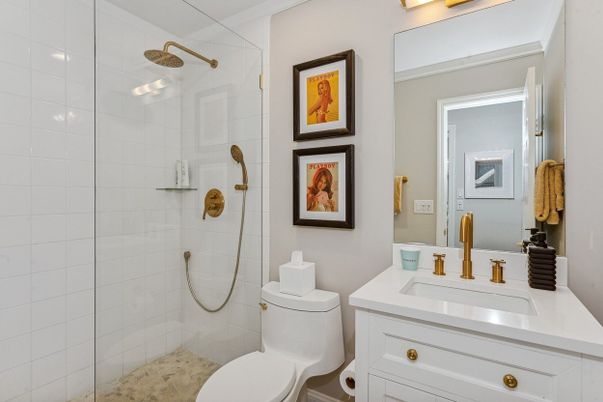 Bathroom, Glass Shower, Interior