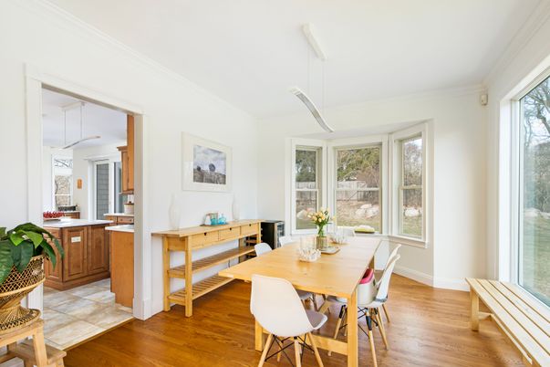 Dining room, Interior, Wood Texture Flooring