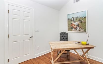 Home Office, Interior, Wood Texture Flooring