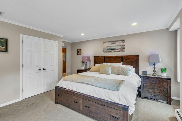Bedroom, Interior, Recessed Lighting