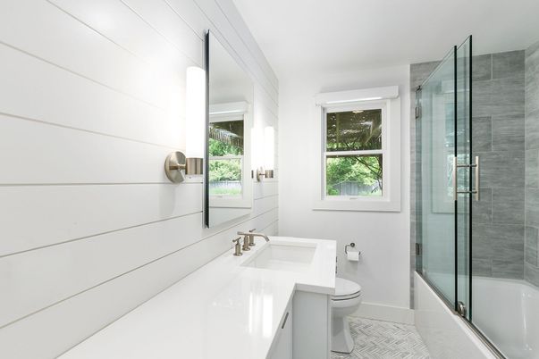 Bathroom, Glass Shower, Interior