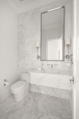 Bathroom, Interior, Marble, Marble Walls