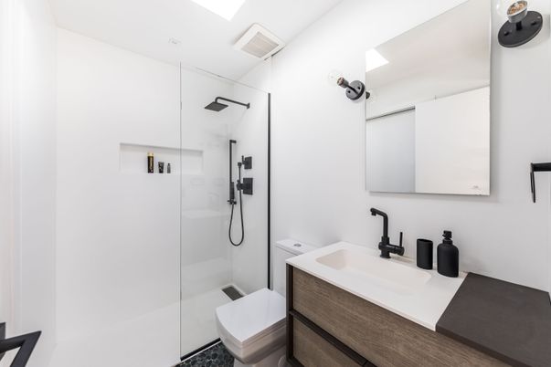 Bathroom, Glass Shower, Interior