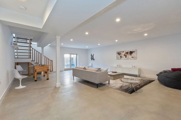 Interior, Living room, Recessed Lighting