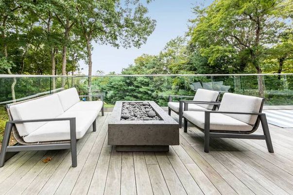 Exterior, Wood Texture Flooring