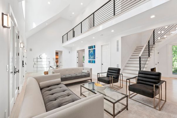 Interior, Living room, Recessed Lighting