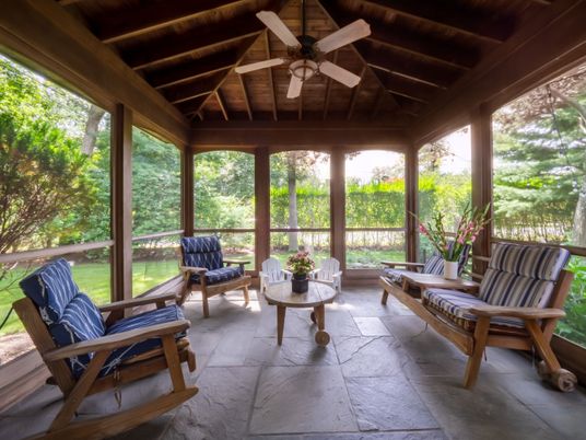 Interior, Sun Room, Wooden Beams, Wooden Ceilings