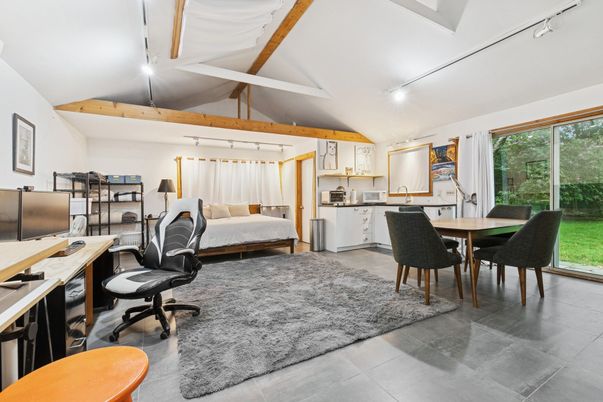 Home Office, Interior, Kitchen, Wooden Beams