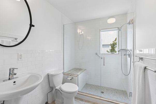 Bathroom, Glass Shower, Interior