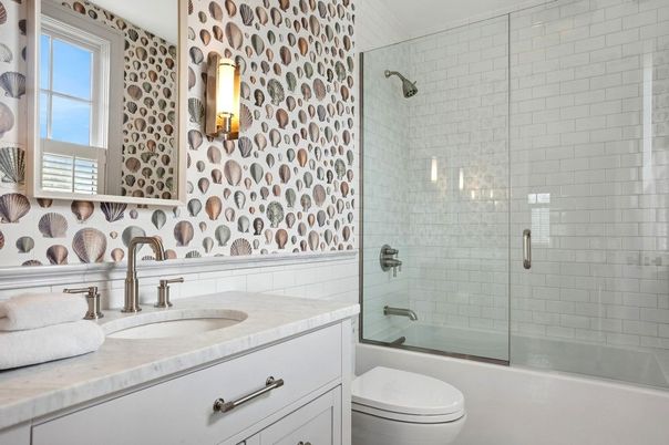 Bathroom, Glass Shower, Interior