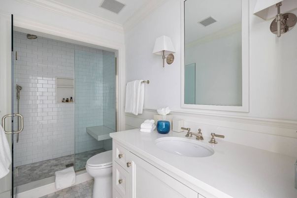 Bathroom, Glass Shower, Interior