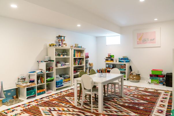 Home Office, Interior, Recessed Lighting