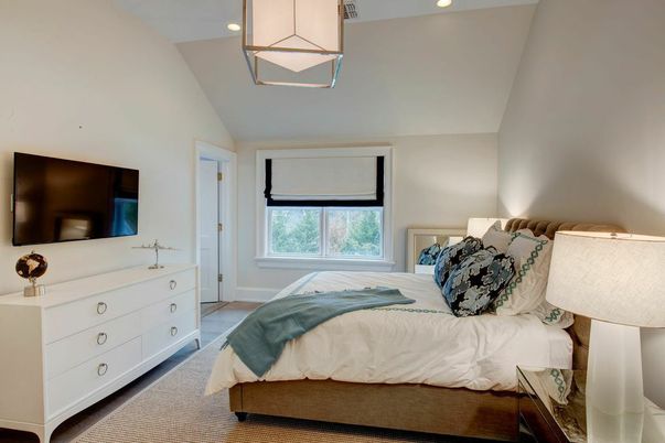 Bedroom, Interior, Recessed Lighting