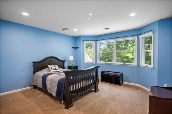 Bedroom, Interior, Recessed Lighting
