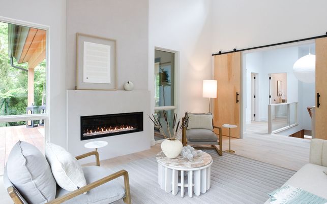 Fireplace, Interior, Living room, Wood Texture Flooring