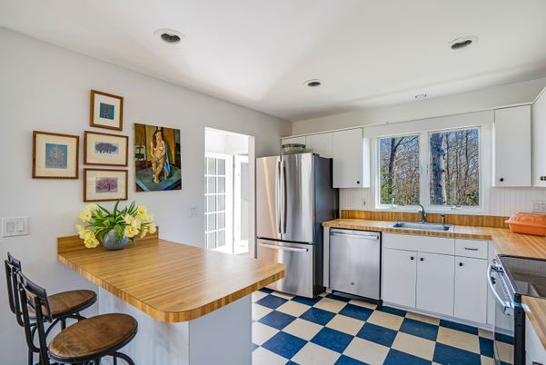 Interior, Kitchen, Recessed Lighting, Stainless Steel Appliances