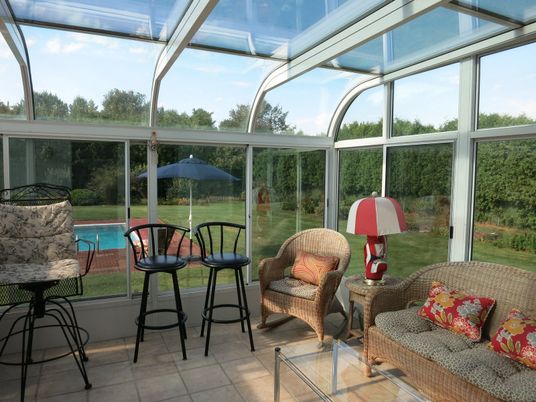 Glass Ceilings, Interior, Pool, Sun Room