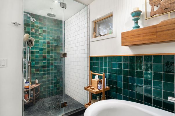 Bathroom, Glass Shower, Interior