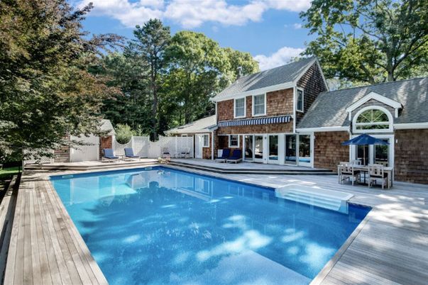 Exterior, Pool, Solar Panels