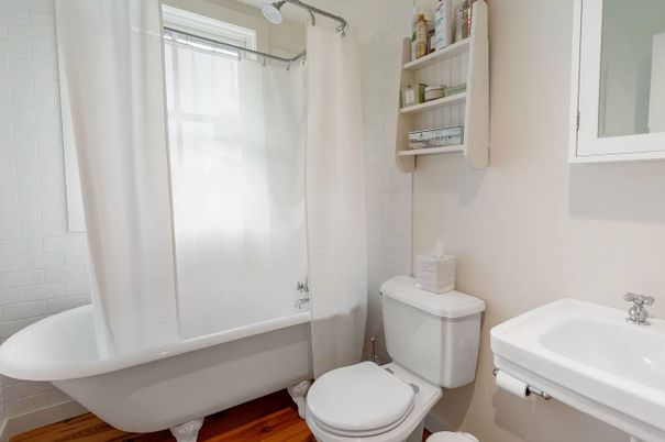 Bathroom, Interior, Wood Texture Flooring