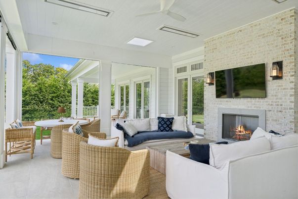 Fireplace, Interior, Living room, Stone Walls