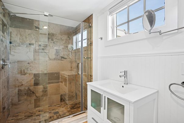Bathroom, Glass Shower, Interior