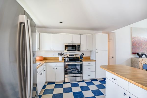 Interior, Kitchen, Recessed Lighting, Stainless Steel Appliances