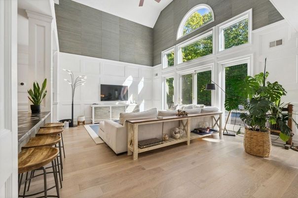 Interior, Living room, Sun Room, Wood Texture Flooring