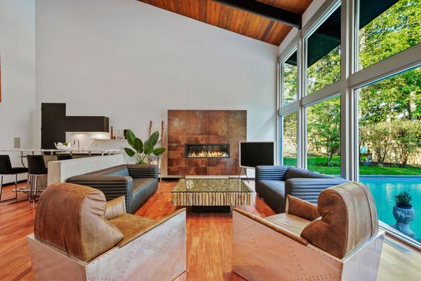 Fireplace, Interior, Living room, Wooden Ceilings, Wood Texture Flooring