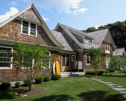 Exterior, Facade, Brick Facade, Tudor Revival